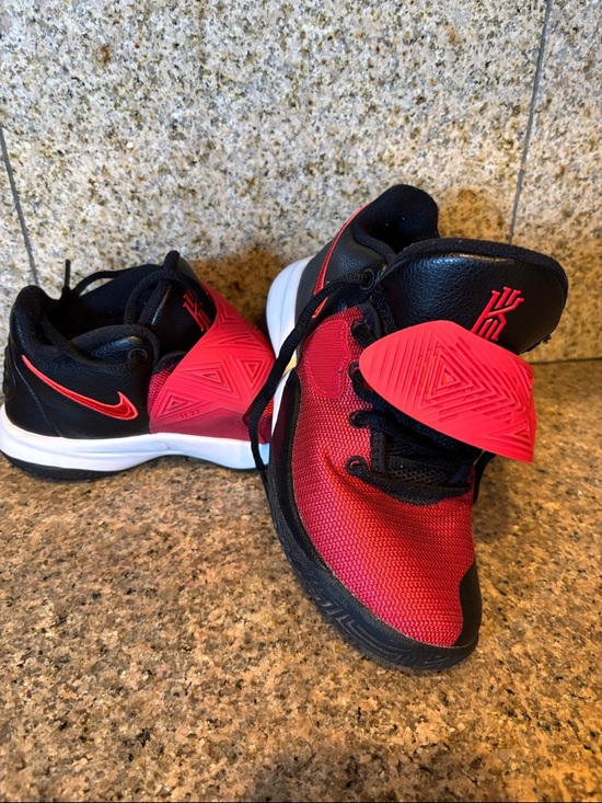 Nike Other - Nike Kids Red and Black Low-Top Basketball Sneakers
